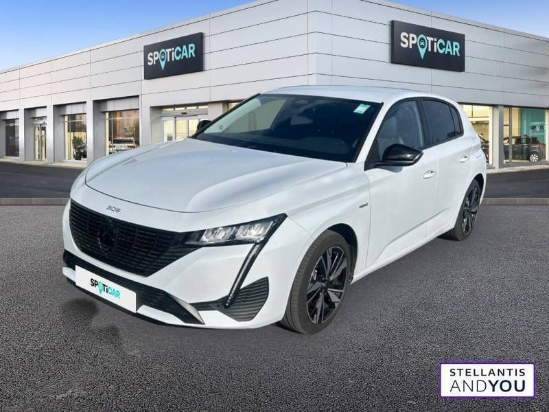 Blanc Utilisé 2023 Peugeot 308 Allure Berline | 27 490 € (Prix juste) - Image 1/3