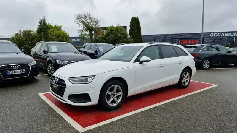 Blanc Utilisé 2021 Audi A4 Business Break | 19 590 € (Bon prix) - Image 1/4