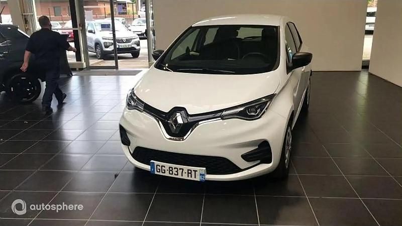 Blanc Utilisé 2022 Renault Zoe Life Citadine | 13 999 € (Bon prix) - Image 1/4