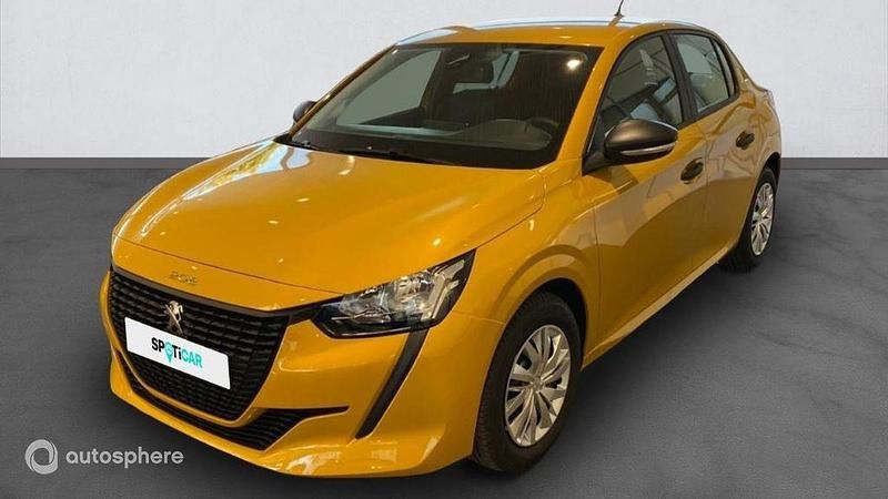 Jaune Utilisé 2022 Peugeot 208 S Citadine | 10 700 € (Bon prix) - Image 1/4