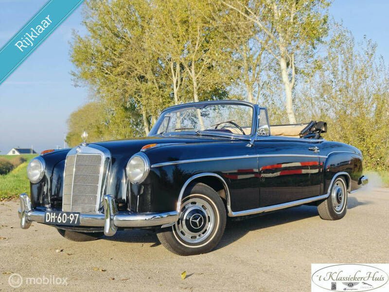 Noir Utilisé 1958 Mercedes 220 Cabriolet | 119 500 € - Image 1/4