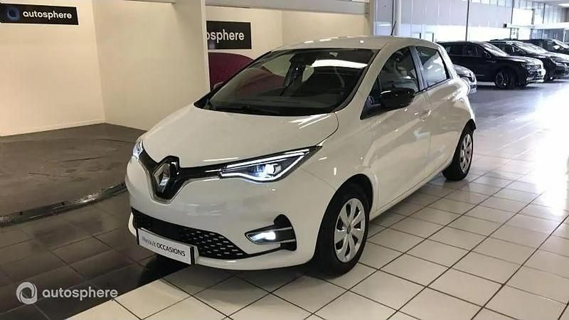 Blanc glacier Utilisé 2021 Renault Zoe Business Citadine | 12 679 € (Prix juste) - Image 1/4