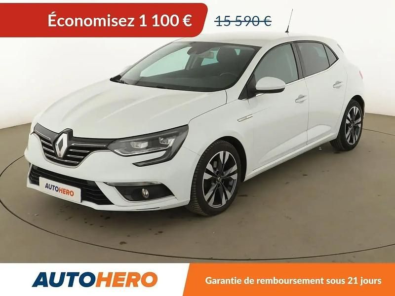 Blanc Occasion 2019 Renault Mégane IV Intens Berline | 14 490 € (Prix juste) - Image 1/2