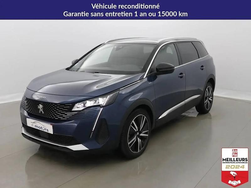 Bleu Utilisé 2022 Peugeot 5008 GT Monospace | 24 900 € (Prix cher) - Image 1/4