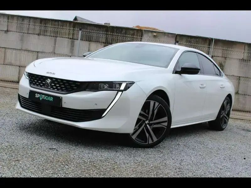 Blanc Utilisé 2022 Peugeot 508 GT Berline | 22 995 € (Prix juste) - Image 1/4