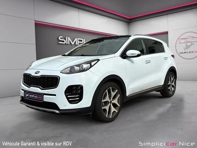 Blanc Utilisé 2017 Kia Sportage GT-Line SUV | 15 900 € (Prix juste) - Image 1/4