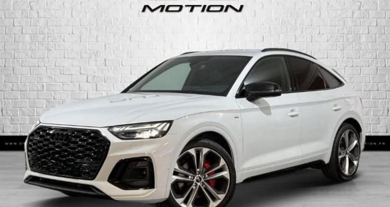 Blanc glacier Occasion 2021 Audi Q5 Sportback S-Line SUV | 74 990 € - Image 1/4