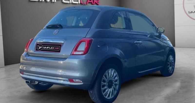 Occasion Fiat 500 Lounge 69 ch (50 kW) 2018 Gris Citadine