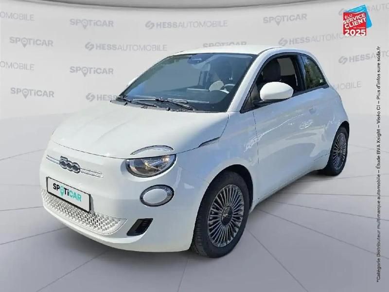 Blanc Utilisé 2022 Fiat 500e Berline | 13 499 € (Prix juste) - Image 1/4