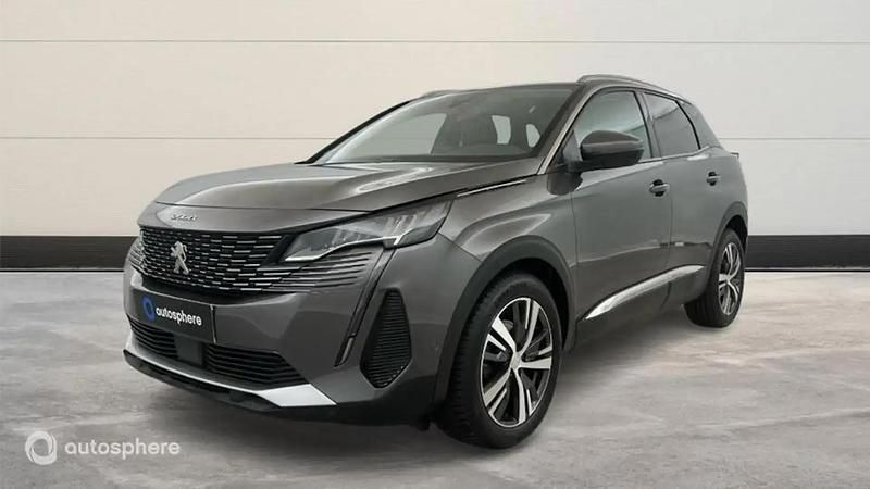 Gris Utilisé 2021 Peugeot 3008 Allure SUV | 22 799 € (Prix juste) - Image 1/4