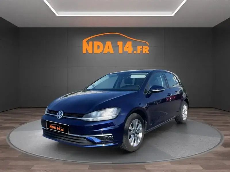 Bleu Utilisé 2019 VW Golf VII Business Berline | 19 990 € (Prix juste) - Image 1/4