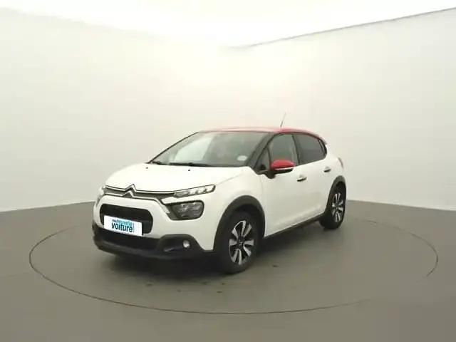 Blanc Occasion 2022 Citroën C3 Shine Citadine | 13 990 € (Prix juste) - Image 1/4