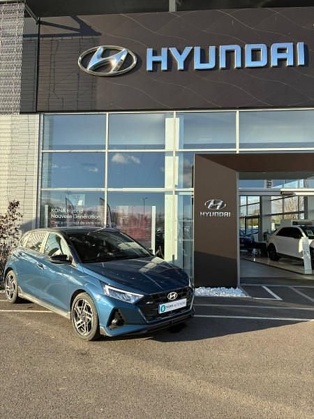 Occasion Hyundai i20 N Line 100 ch (73 kW) 2025 Vibrant blue/phantom black Citadine