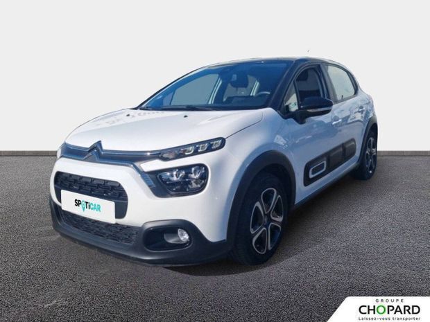 Blanc Utilisé 2022 Citroën C3 Shine Citadine | 10 990 € (Prix juste) - Image 1/4
