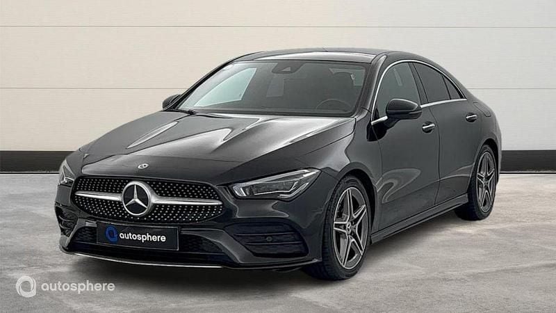 Noir Occasion 2021 Mercedes CLA220 AMG line Berline | 29 599 € (Bon prix) - Image 1/4