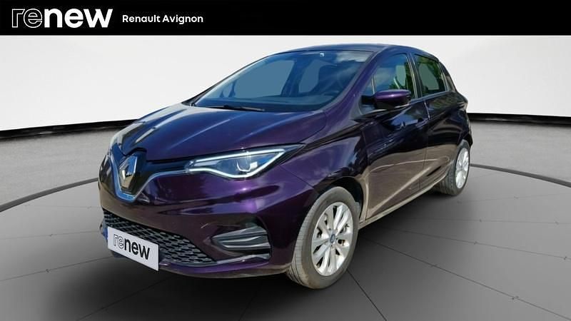 Violet Utilisé 2021 Renault Zoe Zen Citadine | 8 999 € (Super prix) - Image 1/4