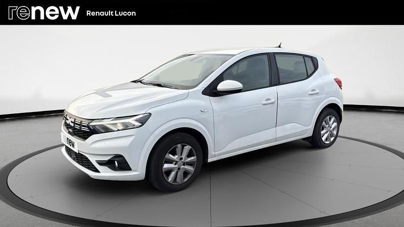 Blanc Occasion 2023 Dacia Sandero Expression Citadine | 13 290 € (Bon prix) - Image 1/4