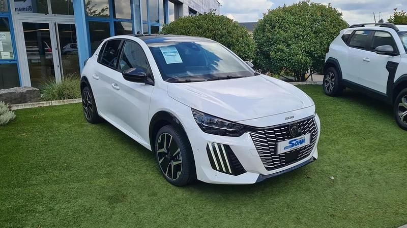 Blanc Nouvelle 2025 Peugeot 208 GT Citadine | 26 760 € (Prix assez cher) - Image 1/4