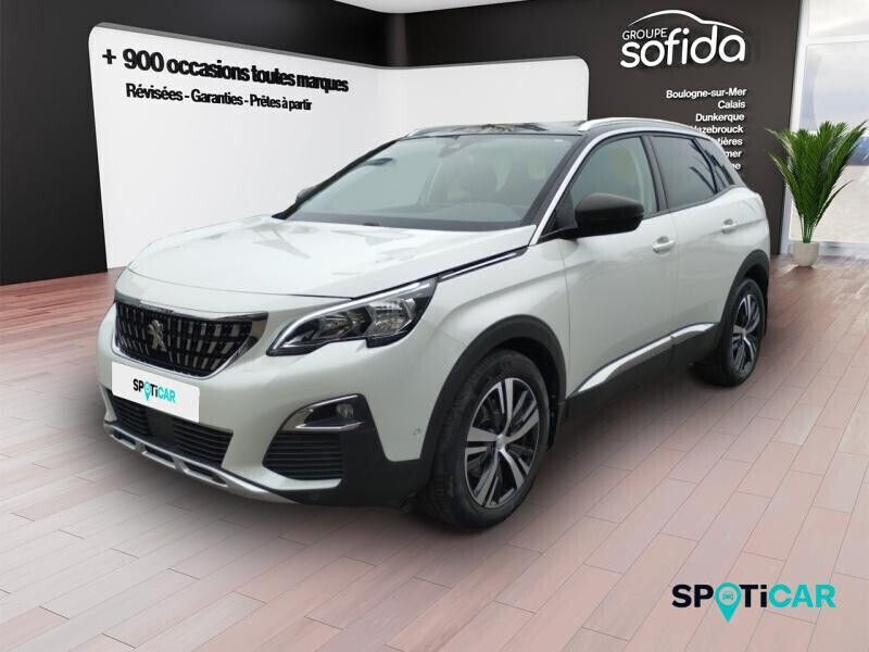 Blanc Utilisé 2019 Peugeot 3008 Allure SUV | 17 690 € (Prix juste) - Image 1/4