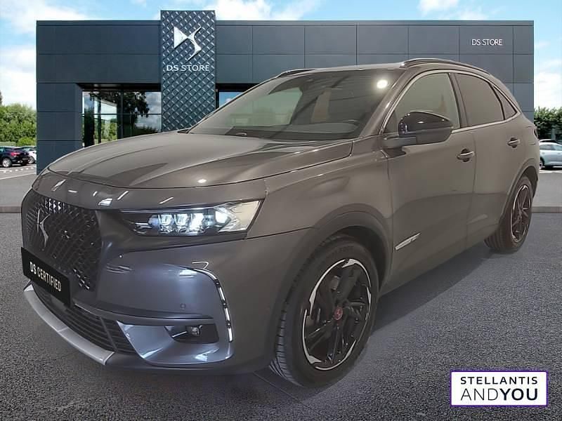 Gris Utilisé 2022 DS Automobiles DS7 Crossback Performance Line Plus SUV | 29 990 € (Prix juste) - Image 1/4