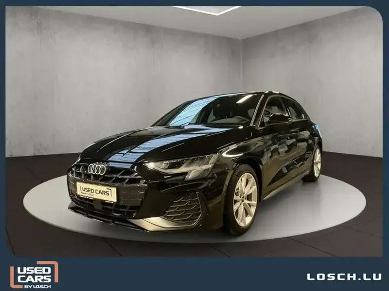 Noir Utilisé 2024 Audi A3 S-Line Berline | 34 861 € (Prix juste) - Image 1/4