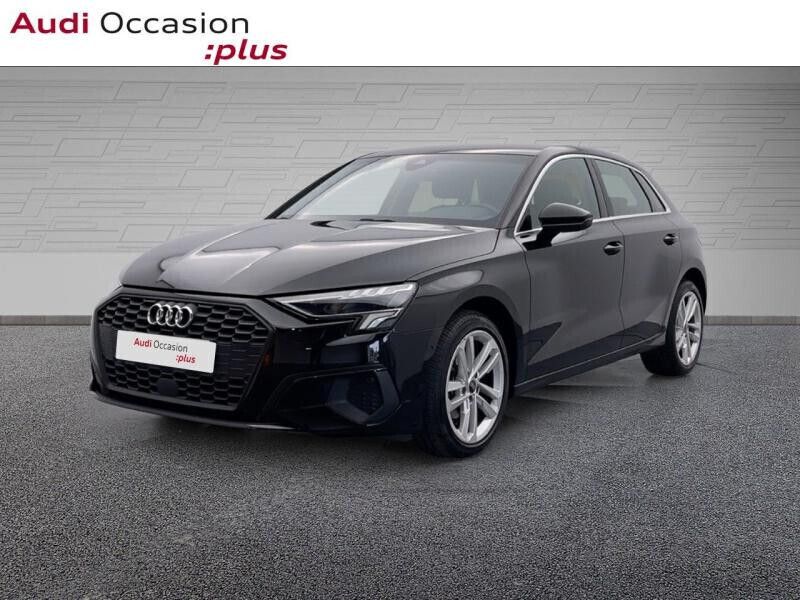 Noir Utilisé 2022 Audi A3 Sportback Business Berline | 26 469 € (Bon prix) - Image 1/4