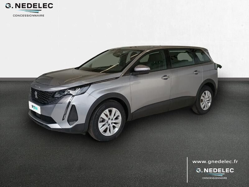 Gris Utilisé 2021 Peugeot 5008 Active Monospace | 32 990 € (Prix cher) - Image 1/4