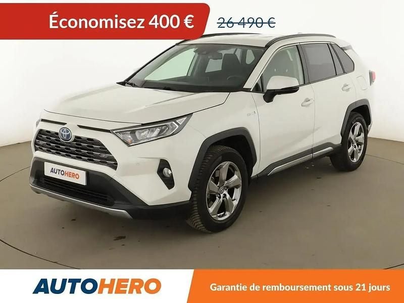Blanc Occasion 2019 Toyota RAV4 Hybrid SUV | 26 090 € (Super prix) - Image 1/2