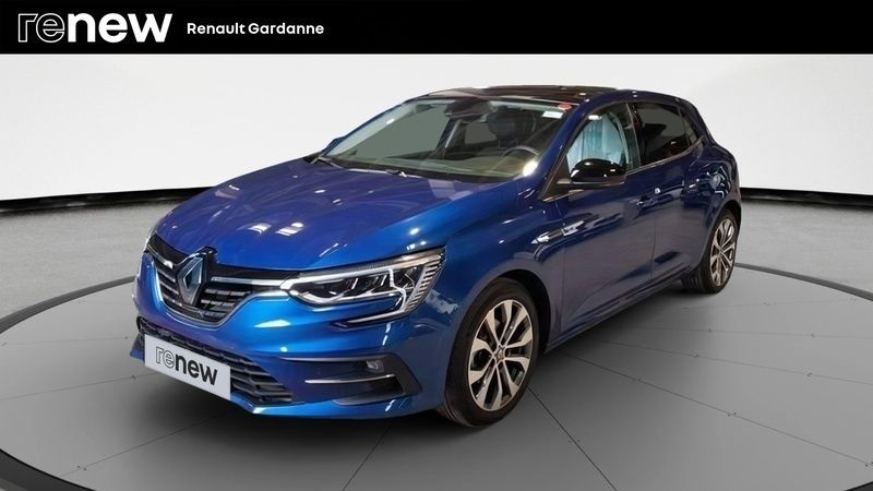 Bleu Utilisé 2024 Renault Mégane IV Techno Berline | 23 990 € (Prix juste) - Image 1/4