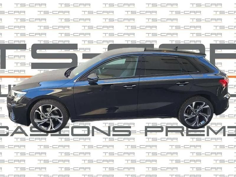 Noir Occasion 2021 Audi A3 S-Line Berline | 26 990 € (Prix juste) - Image 1/4