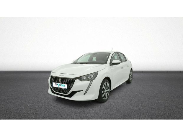 Blanc Utilisé 2021 Peugeot 208 Business-Line Citadine | 10 989 € - Image 1/4