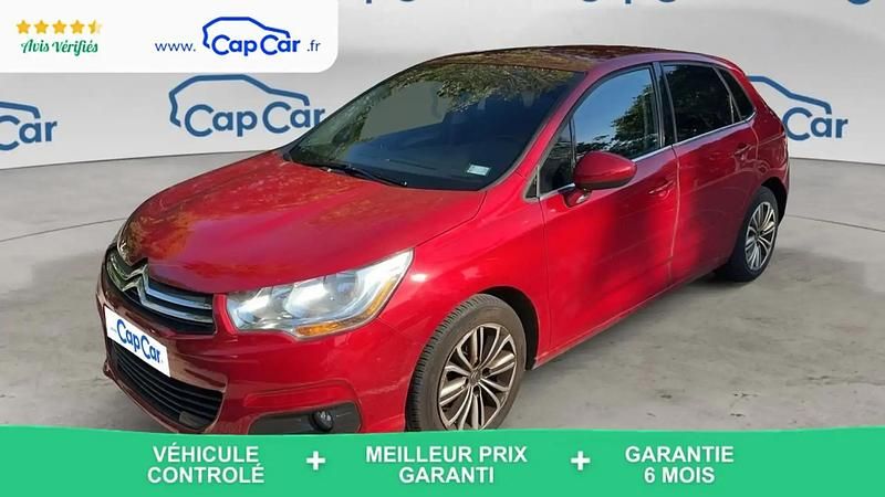 Rouge Utilisé 2014 Citroën C4 Berline | 8 100 € (Bon prix) - Image 1/4