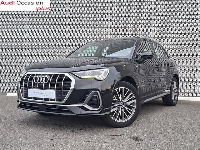 Noir mythe métallisé Occasion 2022 Audi Q3 S-Line SUV | 34 490 € (Prix juste) - Image 1/4