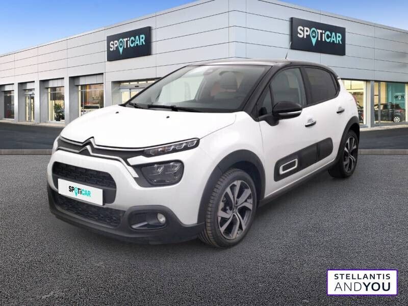 Blanc Occasion 2022 Citroën C3 Shine Citadine | 13 489 € (Prix juste) - Image 1/4