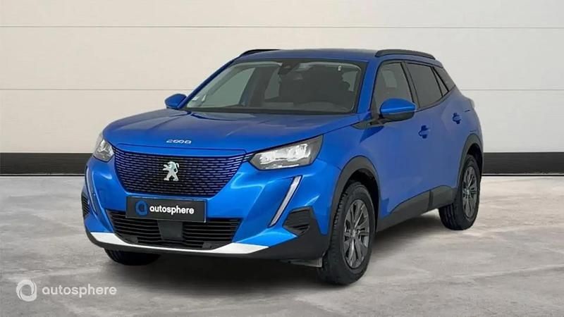 Bleu Utilisé 2021 Peugeot e-2008 Style SUV | 17 299 € (Prix juste) - Image 1/4