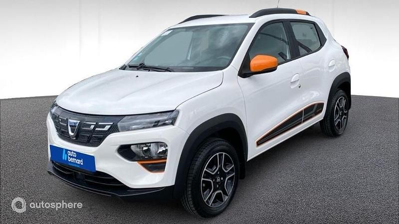 Blanc Occasion 2021 Dacia Spring Comfort Plus Citadine | 9 680 € (Prix juste) - Image 1/4