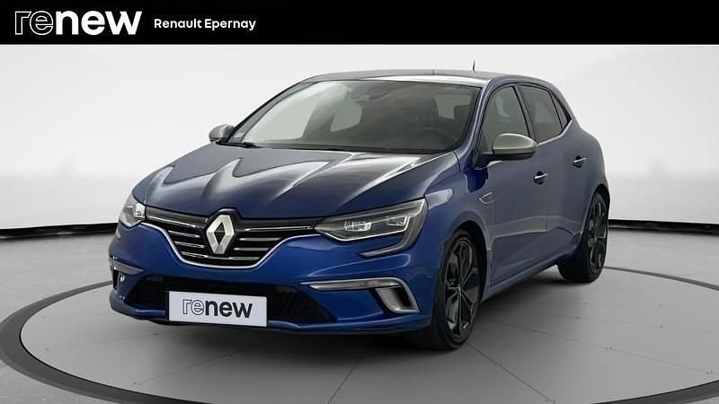 Bleu Occasion 2019 Renault Mégane GT Line GT-Line Berline | 17 999 € - Image 1/4
