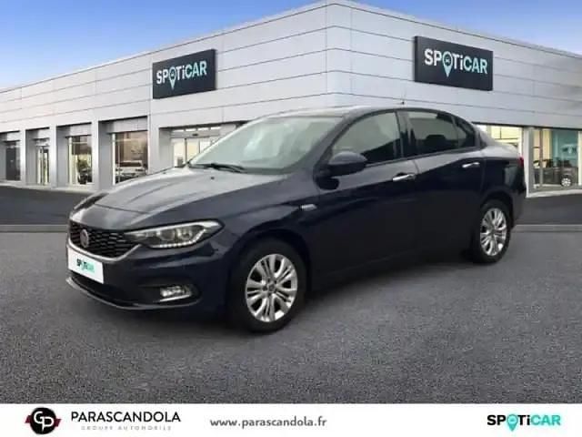 Bleu méditerranée métallisé Utilisé 2020 Fiat Tipo Easy Berline | 12 990 € - Image 1/4