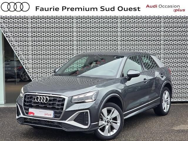 Gris daytona nacré Utilisé 2022 Audi Q2 S-Line SUV | 26 890 € (Prix juste) - Image 1/4