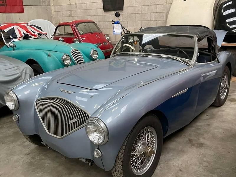 Bleu Occasion 1954 Austin Healey 100 Cabriolet | 29 900 € - Image 1/4