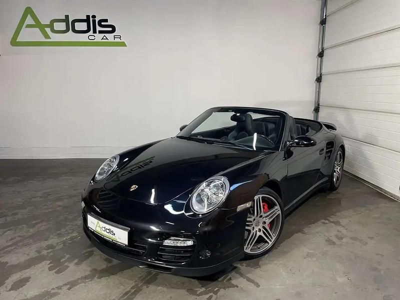 Noir Occasion 2008 Porsche 997 Turbo Cabriolet | 83 990 € - Image 1/4