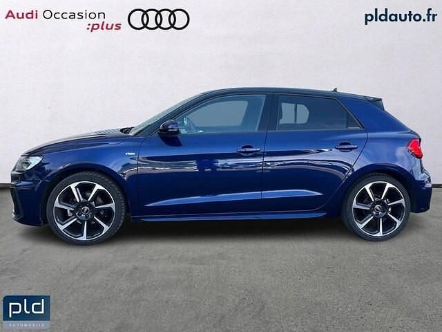 Occasion Audi A1 Sportback S-Line 150 ch (110 kW) 2024 Bleu navarre métallisé noir mythe métallisé Citadine