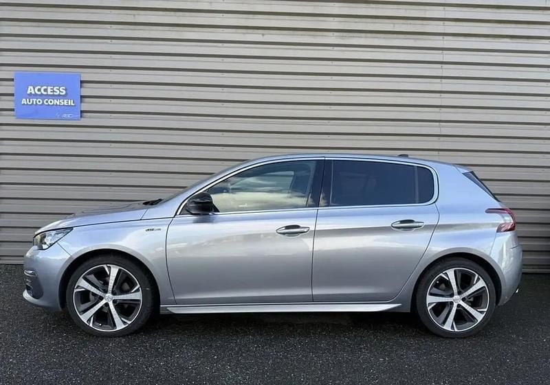 Occasion Peugeot 308 GT-line 132 ch (97 kW) 2018 Gris Berline