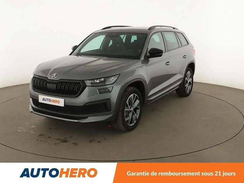Gris Utilisé 2023 Skoda Kodiaq SportLine SUV | 35 990 € (Bon prix) - Image 1/2