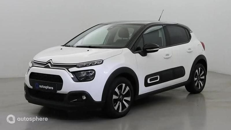 Blanc Utilisé 2023 Citroën C3 PureTech Citadine | 12 499 € (Bon prix) - Image 1/4