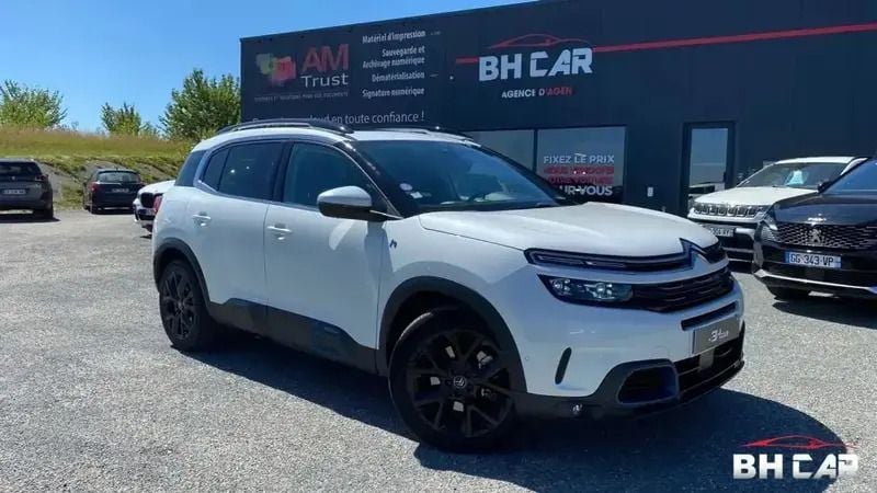 Blanc Utilisé 2021 Citroën C5 Aircross Shine SUV | 22 490 € (Prix juste) - Image 1/2