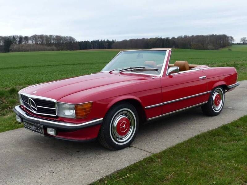 Rouge Utilisé 1974 Mercedes SL450 Cabriolet | 38 500 € - Image 1/4