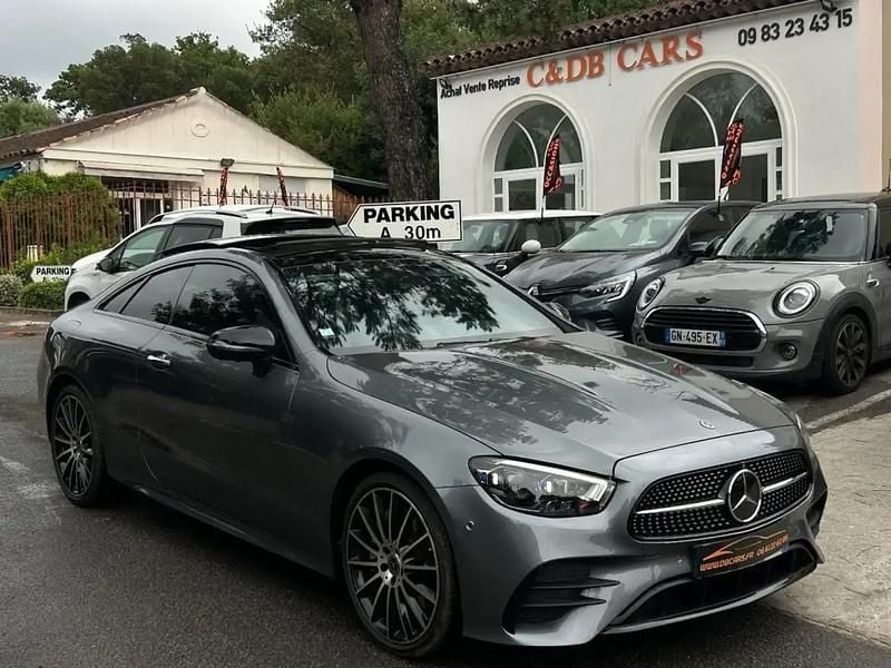 Gris Utilisé 2020 Mercedes E400 AMG line Coupé | 45 890 € - Image 1/4