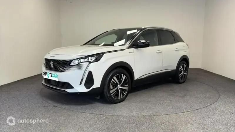 Blanc Utilisé 2022 Peugeot 3008 GT SUV | 23 990 € (Prix juste) - Image 1/4