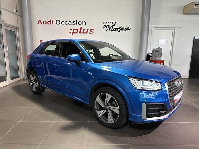 Bleu ara cristal Occasion 2019 Audi Q2 Design SUV | 20 990 € (Prix juste) - Image 1/4